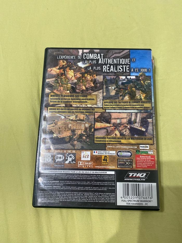 Jeux pc full spectrum warrior - photo numéro 2