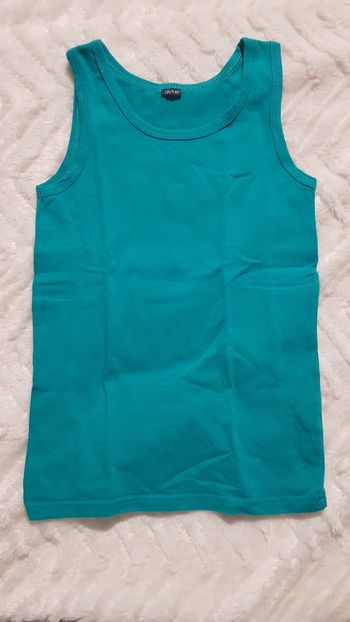 T-shirt débardeur vert