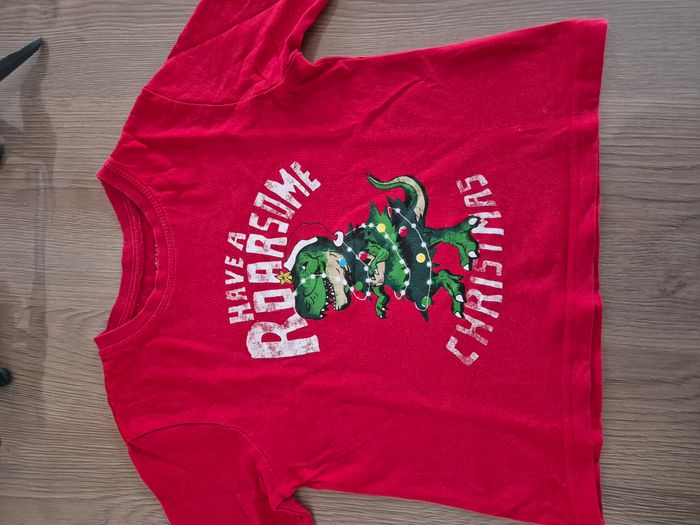 👕 T-shirt rouge Noël - 3-4 ans - photo numéro 4