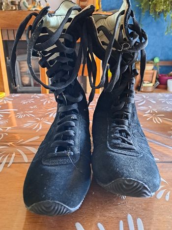 Bottines baskets noires femme Pointure 40