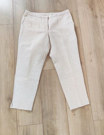 Pantalon court écru 42