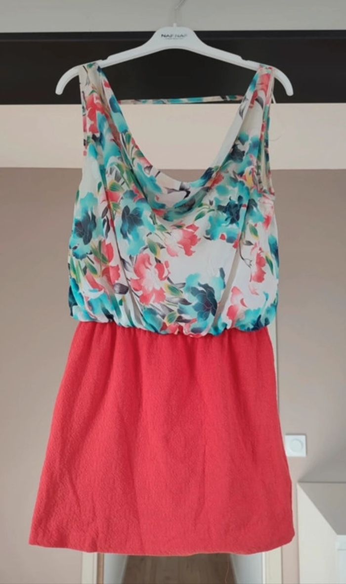 Robe fleurie Zara taille L - photo numéro 3