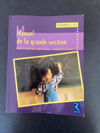 Retz Manuel de la grande section maternelle livre enseignant