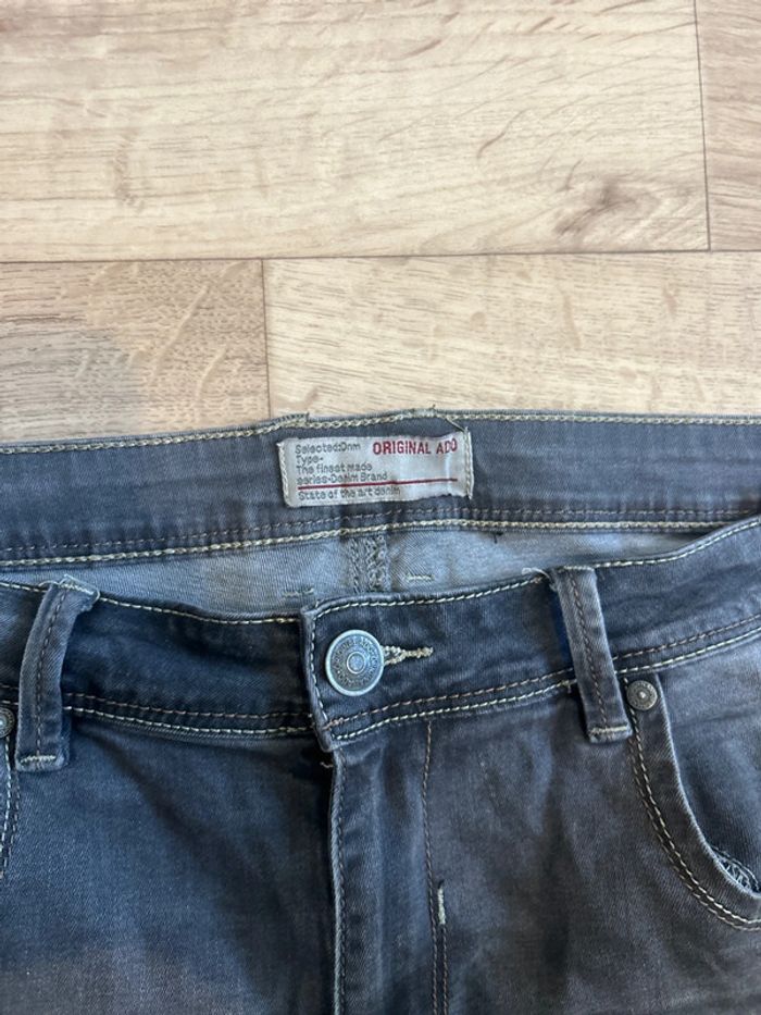 Short en jean long gris foncé 36 - photo numéro 2