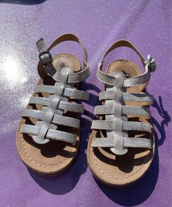 Sandales grise fille 