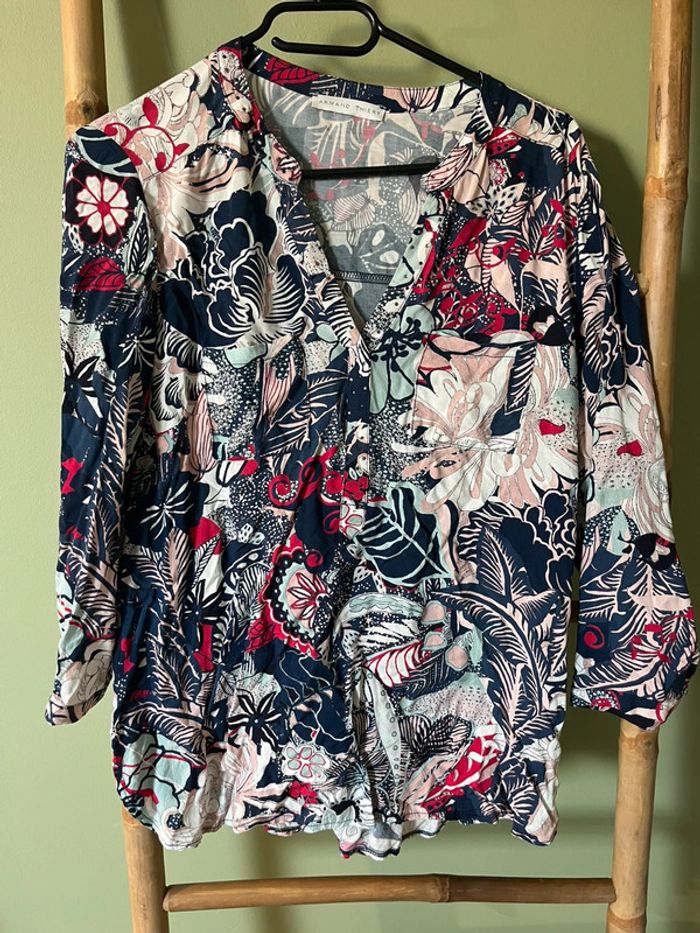 Blouse imprimée florale Armand Thiery - Taille T2 (M/L)