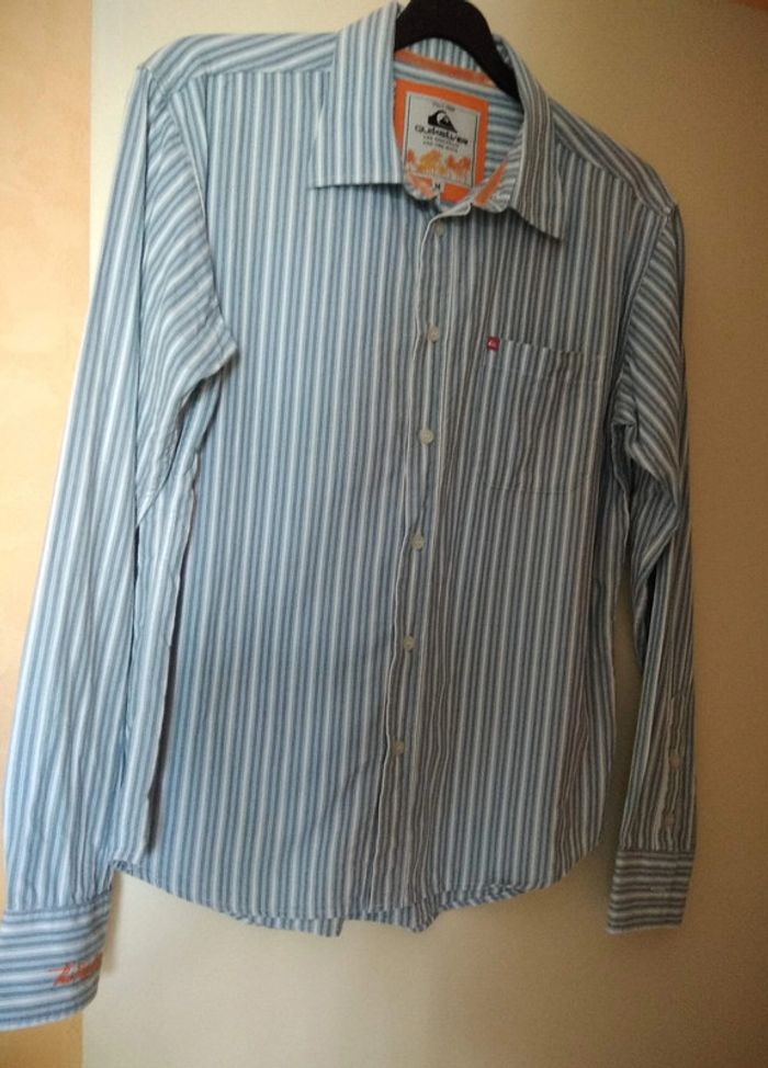 Chemise rayée manches longues