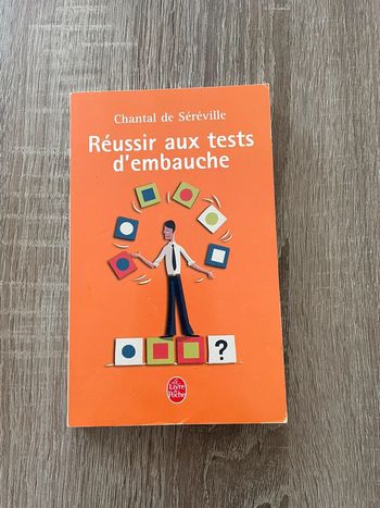 Livre réussir aux tests d’embauche 🥰 Chantal de serevile