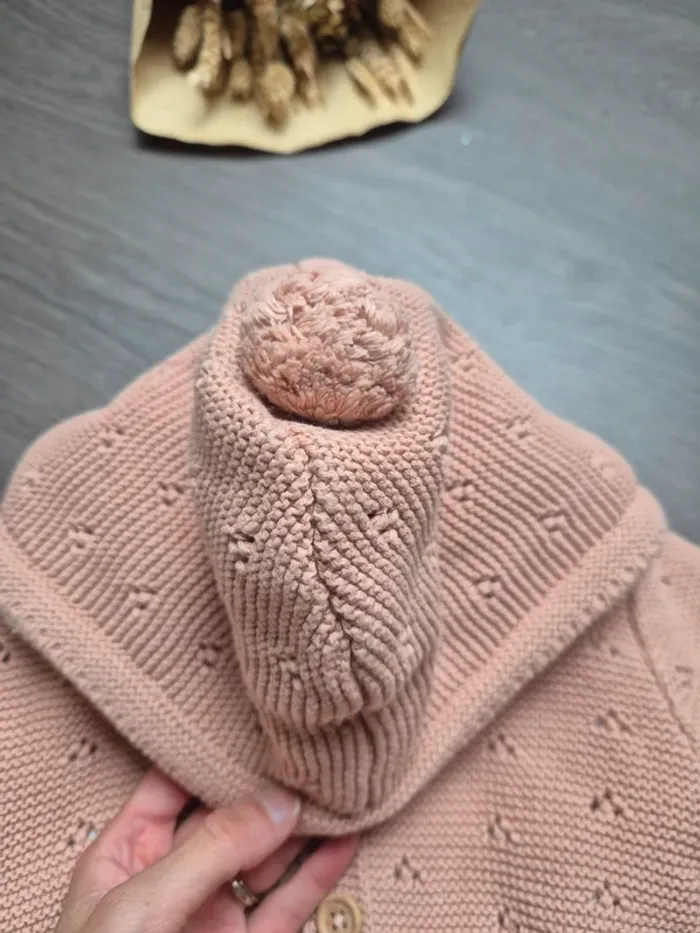 Magnifique gilet veste en maille et polaire kiabi 9 mois - photo numéro 4