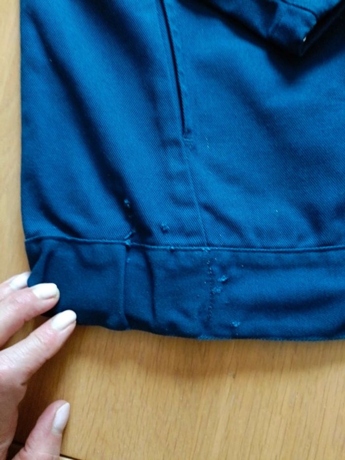 Veste bleu de travail - photo numéro 3