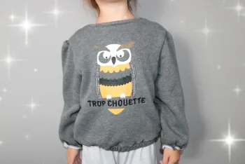Pull hibou épais Okaïdi taille 4 ans
