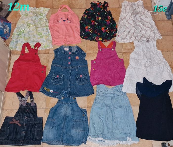 Lot 12vetement ete 12mois