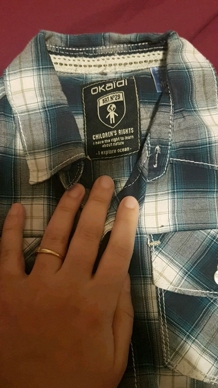 Chemise enfant okaidi - photo numéro 2