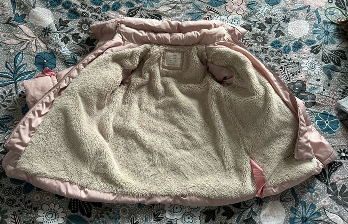 Manteau Zara rose pale 3/4 ans - photo numéro 4