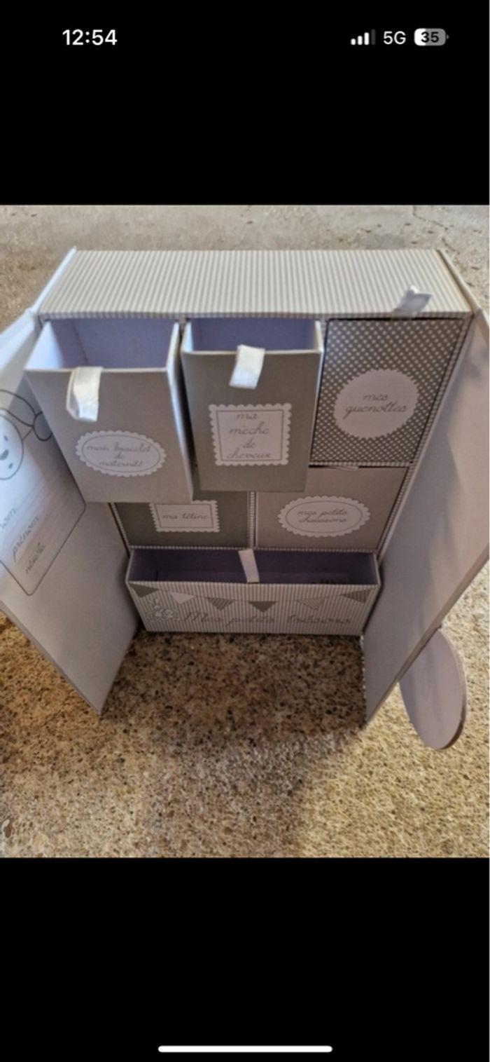 Boîte à souvenirs naissance bébé - photo numéro 2