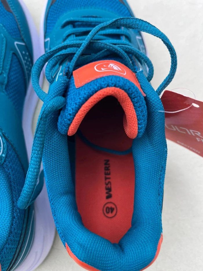 Basket running ultra flex bleu et orange taille 40 - photo numéro 4