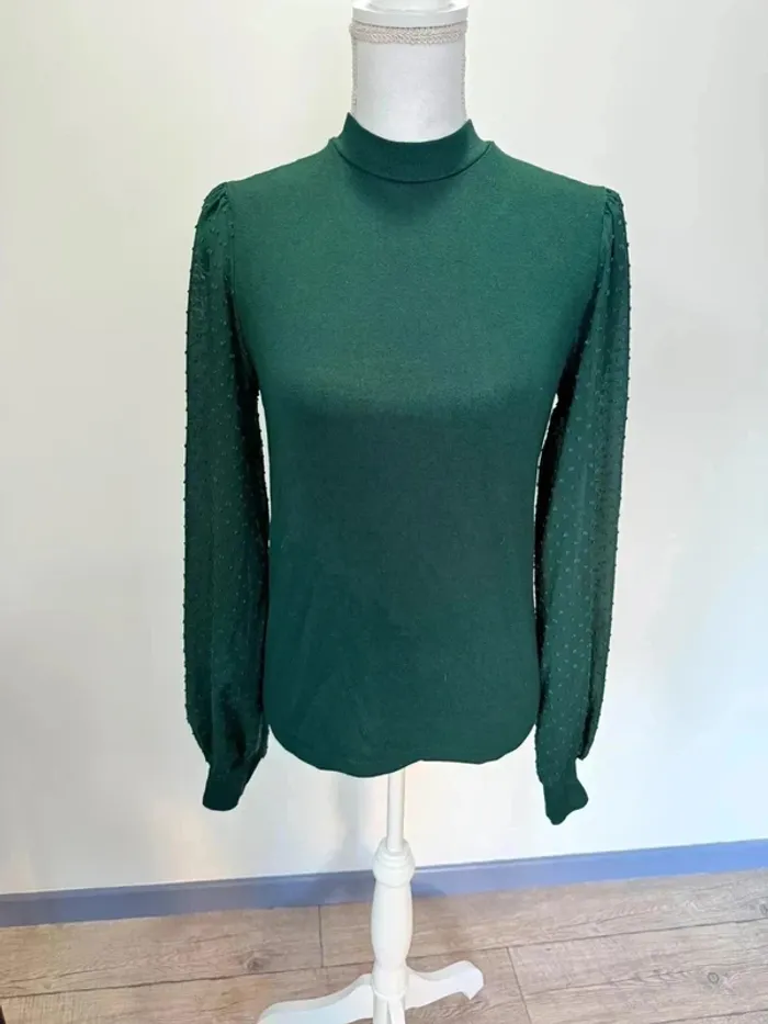 Pull vert stradivarius taille M