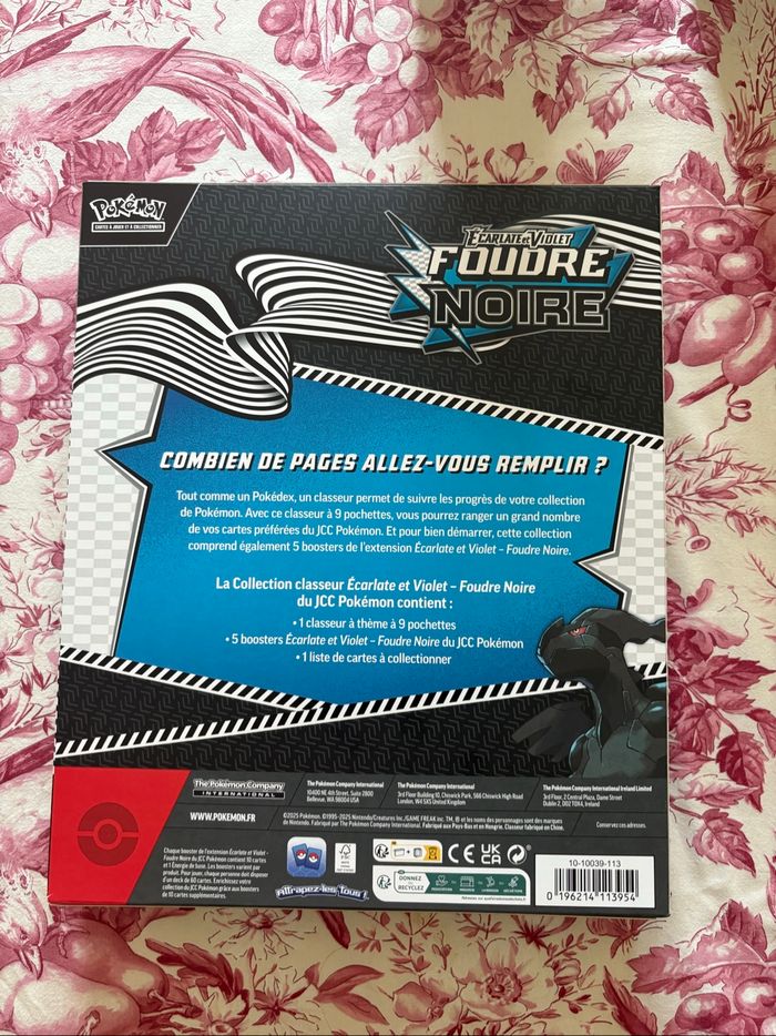 Lot Pokémon Ev10.5 2 ETB Flamme Blanche et Foudre Noire + Coffret classeur - photo numéro 10