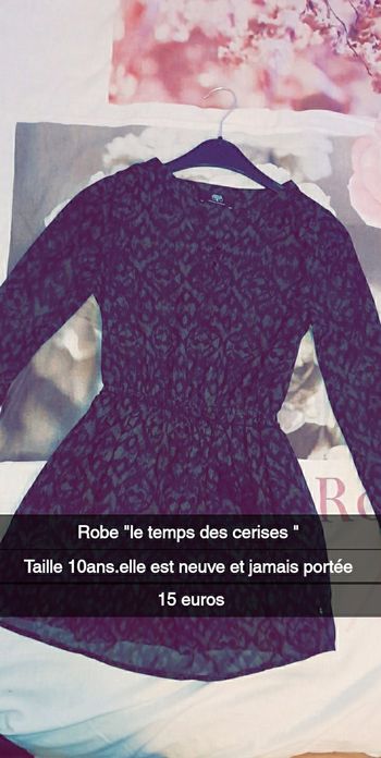 Robe "le temps des cerises "