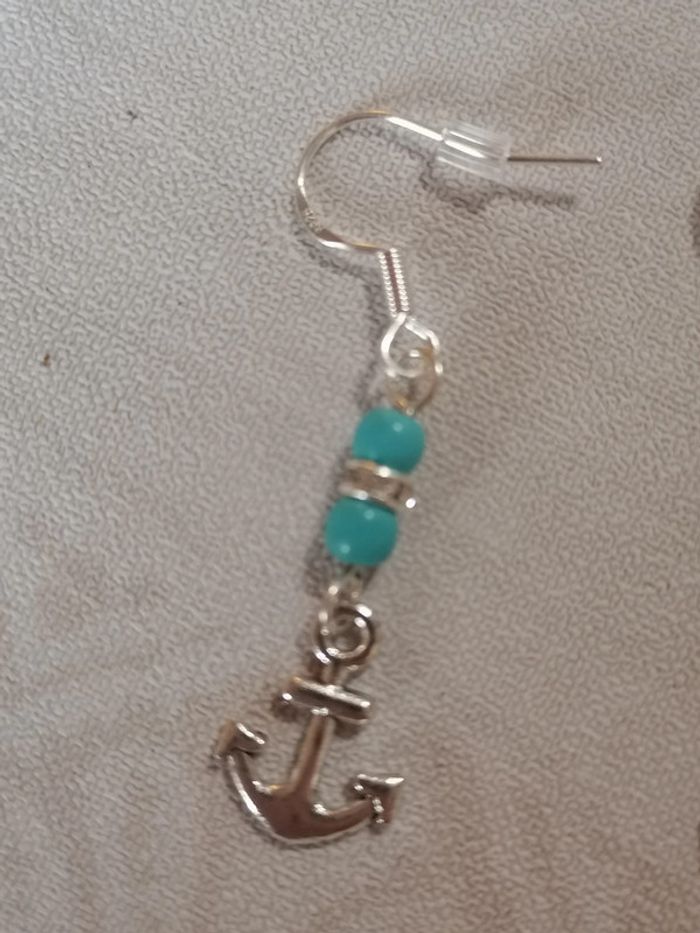 Boucles d'oreilles pendentif - photo numéro 3