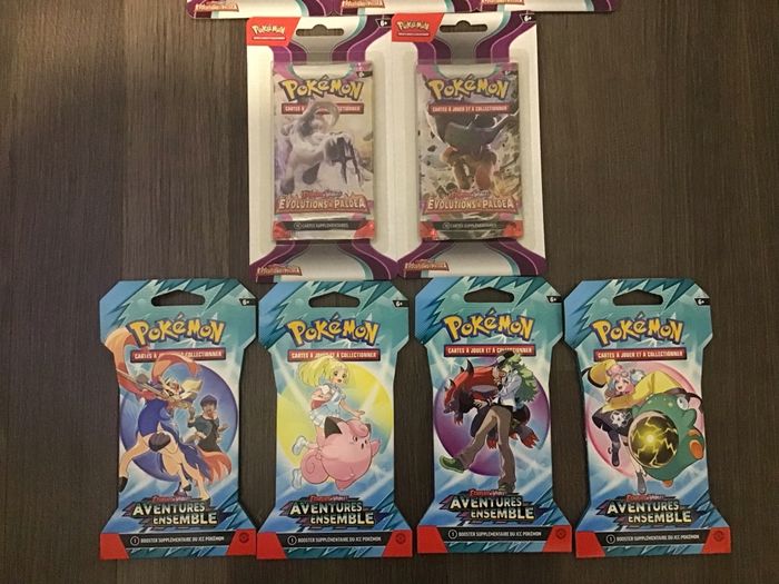 Lot 13 boosters sous blisters cartes Pokémon artsets EV1 EV2 EV9 Évolution à Paldea Aventures ensemble - photo numéro 3