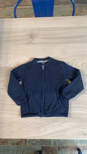 Gilet zippé 3 ans