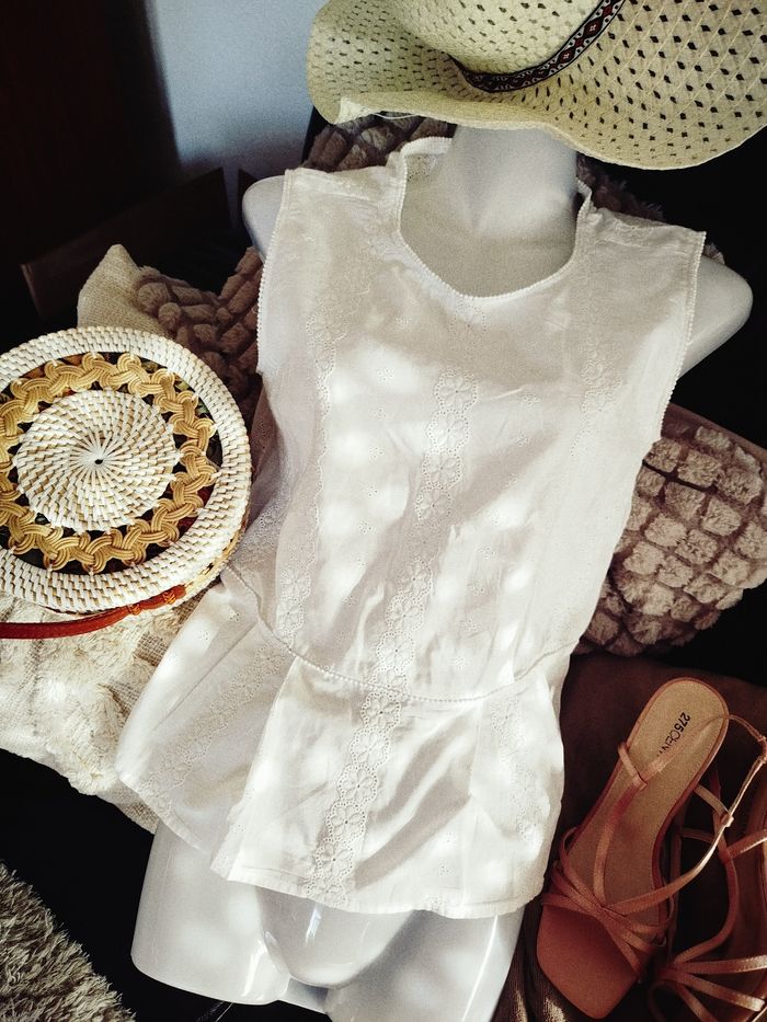 Haut broderie anglaise Comptoir des Cotonniers lo - photo numéro 9