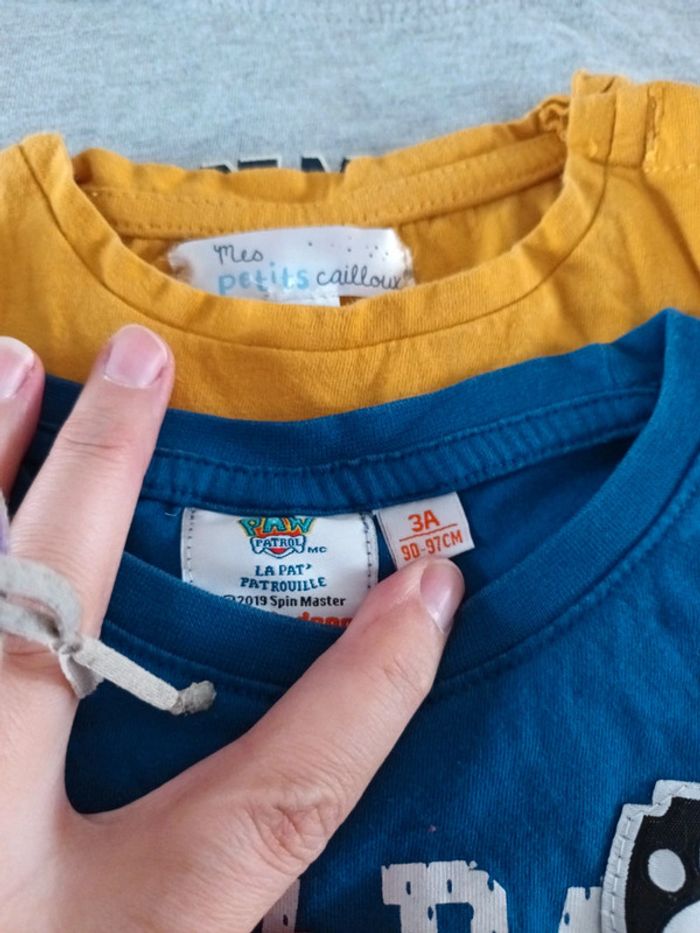Lot tshirt ml 3 ans - photo numéro 2