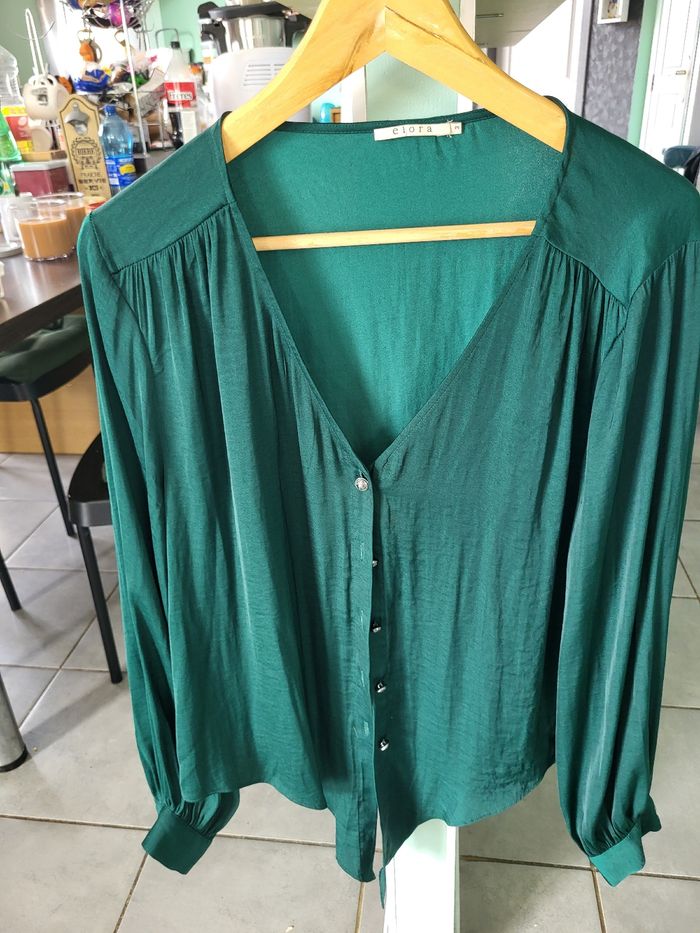 Blouse verte