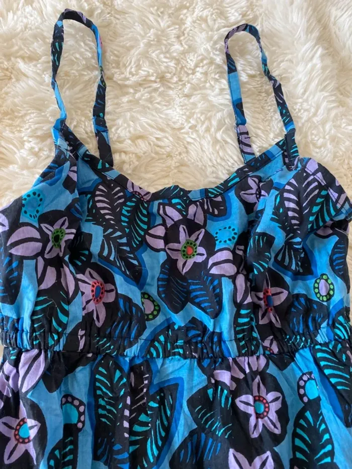 Jolie robe fleurie à bretelles taille S/M - photo numéro 3
