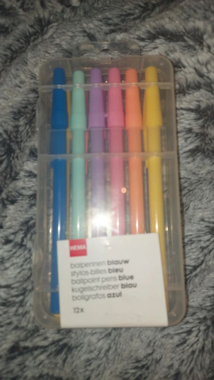 Lot 5 carnets 12 stylos - photo numéro 4