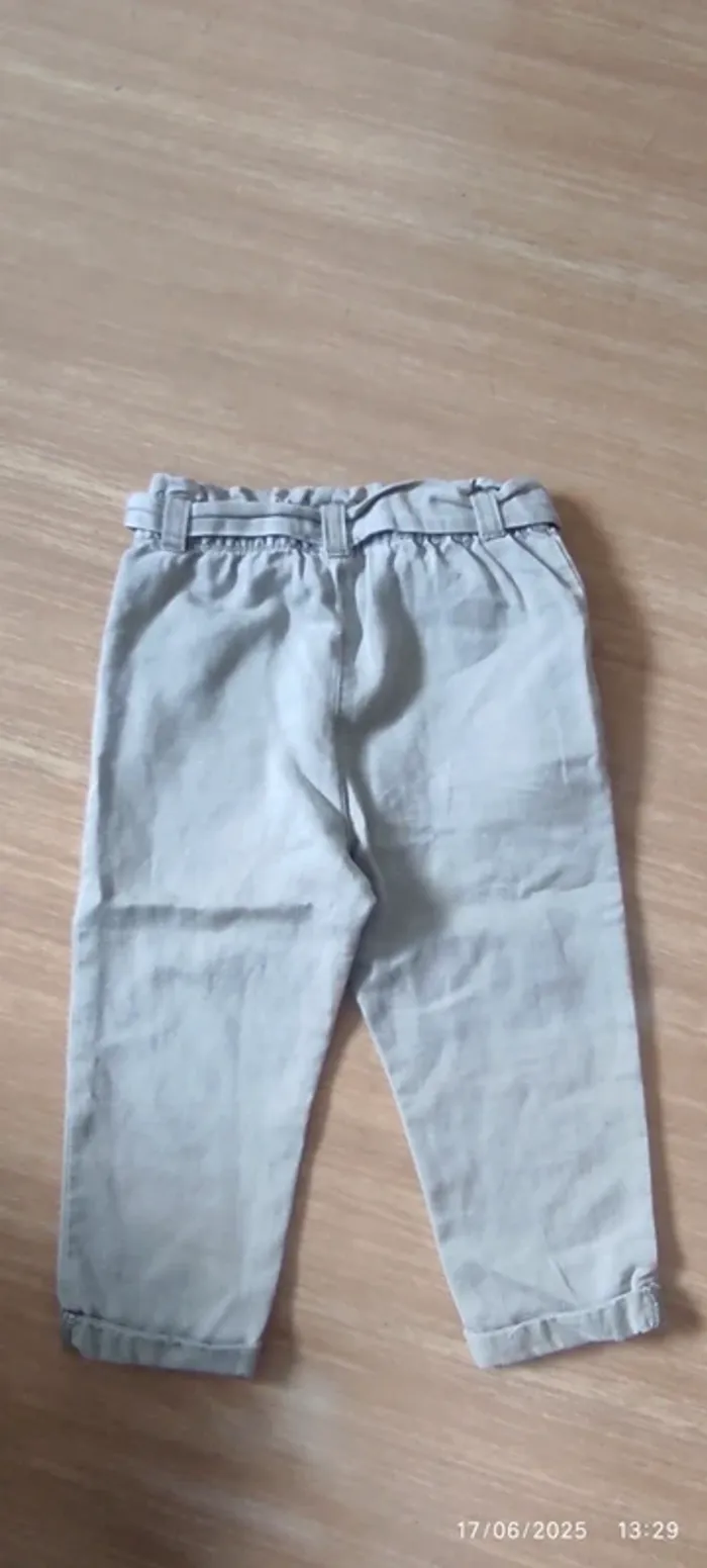 Pantalon léger kaki clair Orchestra - photo numéro 2