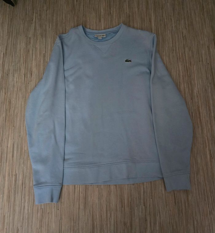 Sweat bleu ciel - Lacoste - Taille M