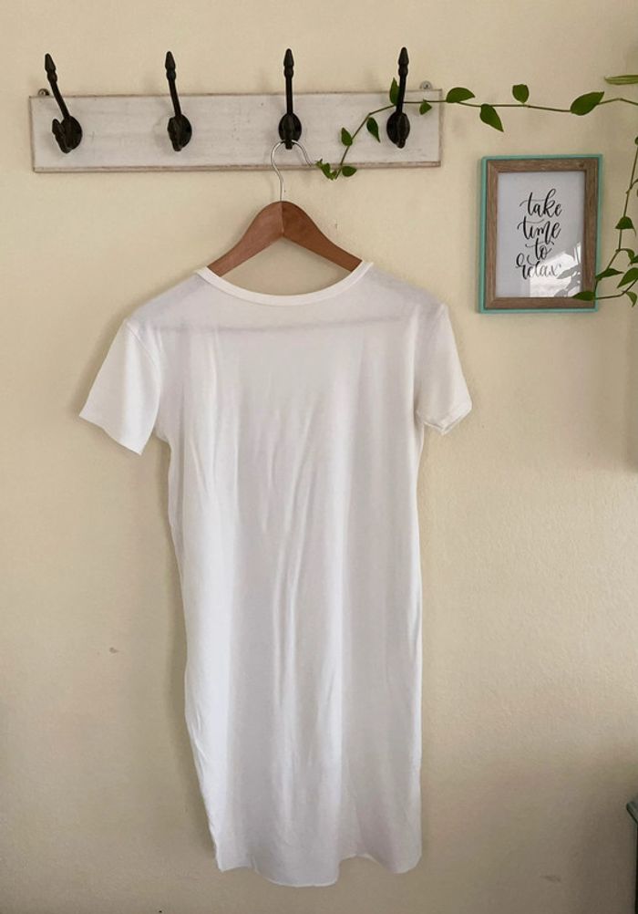 #Long t-shirt blanc 🍀 - photo numéro 7