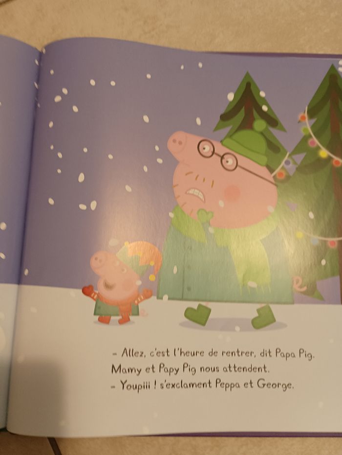 Grand livre Peppa pig peppa fête et le lutin de noel - photo numéro 6
