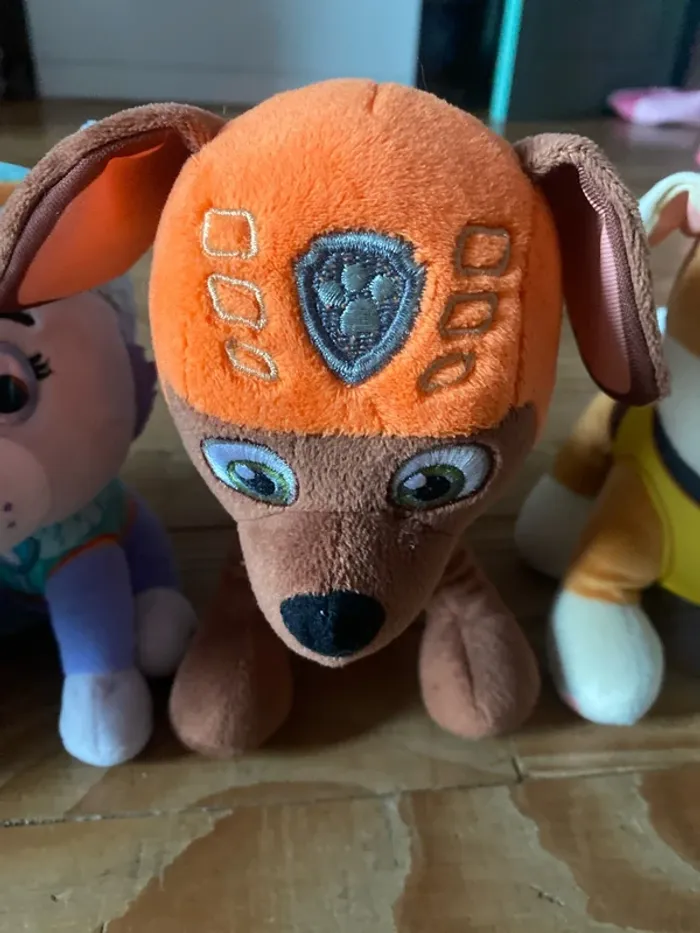 Lot de 5 peluches pat patrouille - photo numéro 5