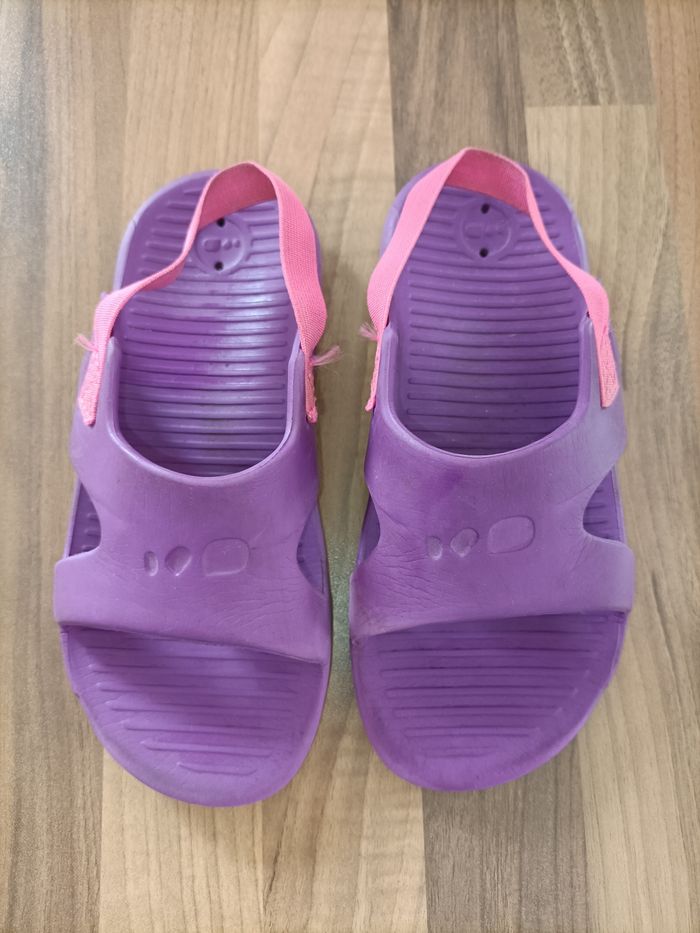 Chaussures aquatiques tong nabaiji 27-28 violet - photo numéro 2