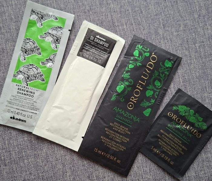 Shampoing Davines et Orofluido