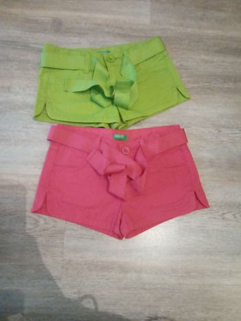 Lot de 2 shorts Benetton - 3/4 ans