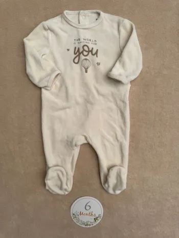Pyjama 1 pièce • kiabi • taille 6 mois