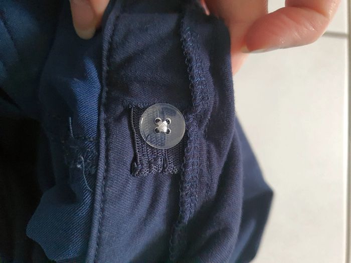 Pantalon de grossesse bleu/violet t 36 - photo numéro 4