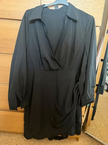 Robe chemise noir Shein