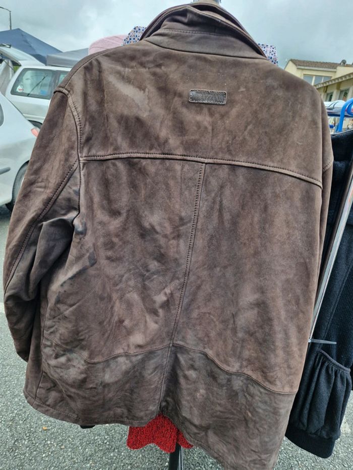 Blouson manteau cuir - photo numéro 2