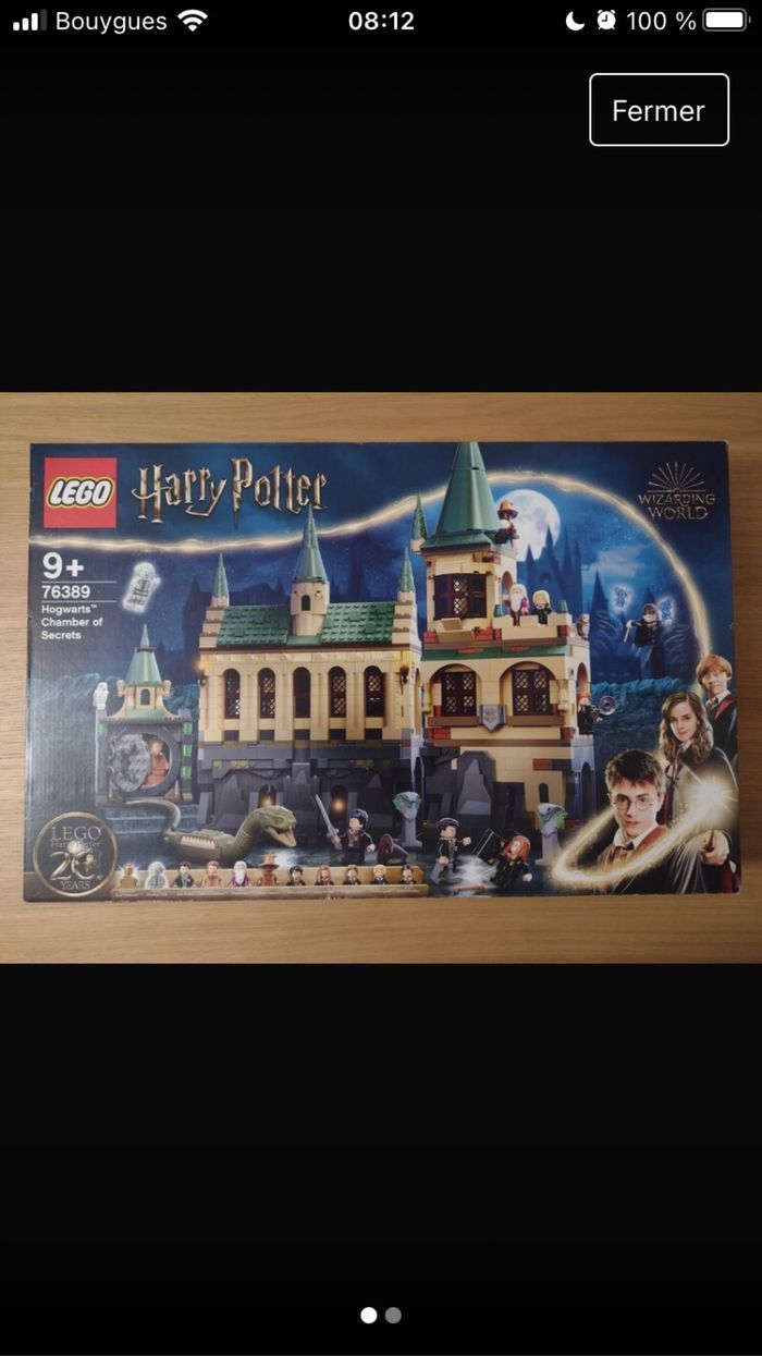 Lego Harry Potter 76389 neuf chambre des secrets