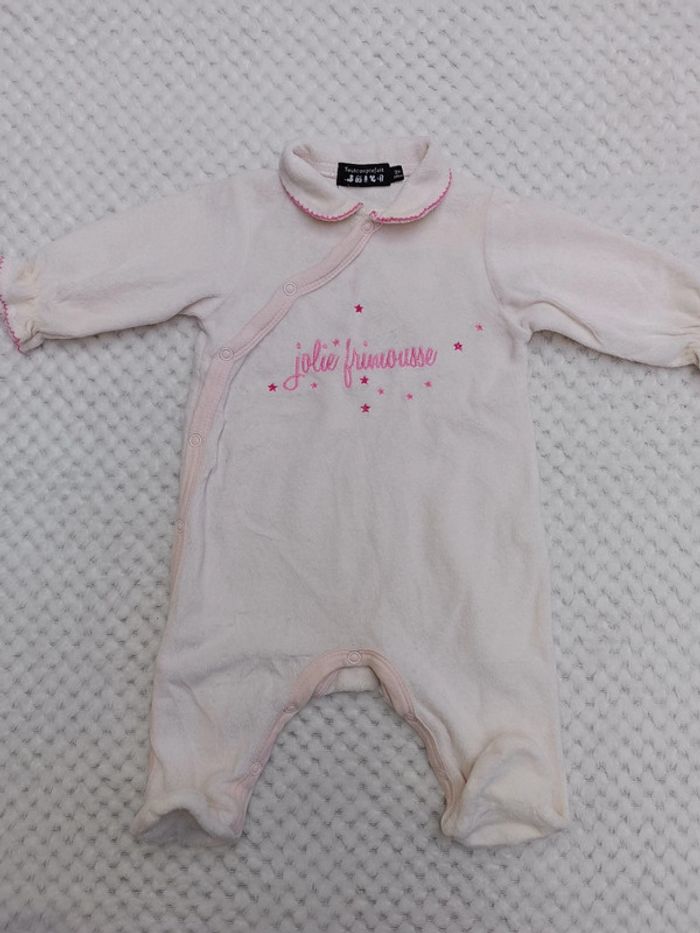 🔸Pyjama Une Pièce Rose - Tout Compte Fait 3 Mois 🔸