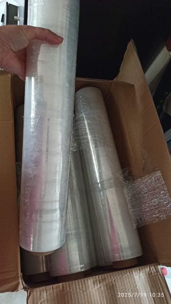 Film etirable transparent 0.5m x 350m 2.5kg 23 microns