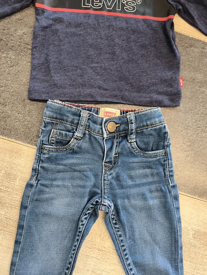 Ensemble 2 pièces garçon 6 mois Levi's - photo numéro 6