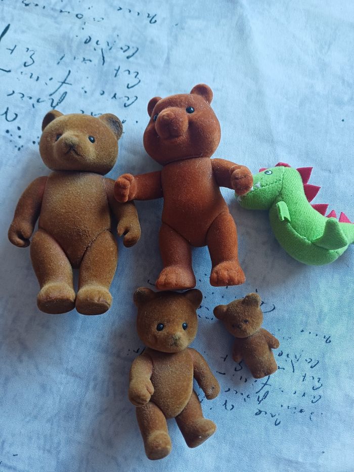 Jouet enfant famille ours