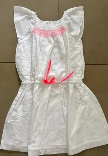 🤍 Élégante robe Jacadi blanche – Taille 10 ans 🤍
