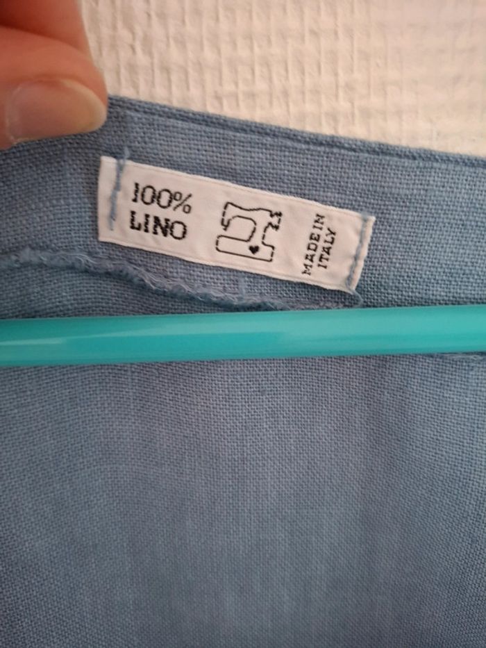 Robe taille unique manche 3/4 en lin Neuve - photo numéro 3